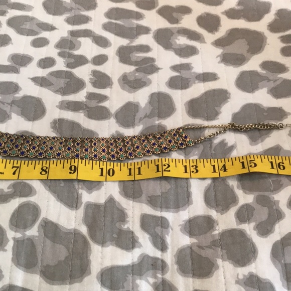 Cleopatra style gold tone necklace - Picture 9 of 10